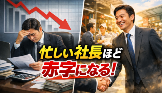 第12話：週1回以上、会社にいてはいけない ── なぜ「忙しい社長」の会社ほど赤字に沈むのか？